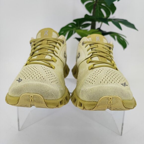 On Women’s Cloud X Green Mesh Lace up Running Shoes Size 6.5 US - Picture 2 of 11